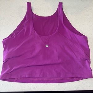 Purple Lululemon Align High-Neck Tank Top